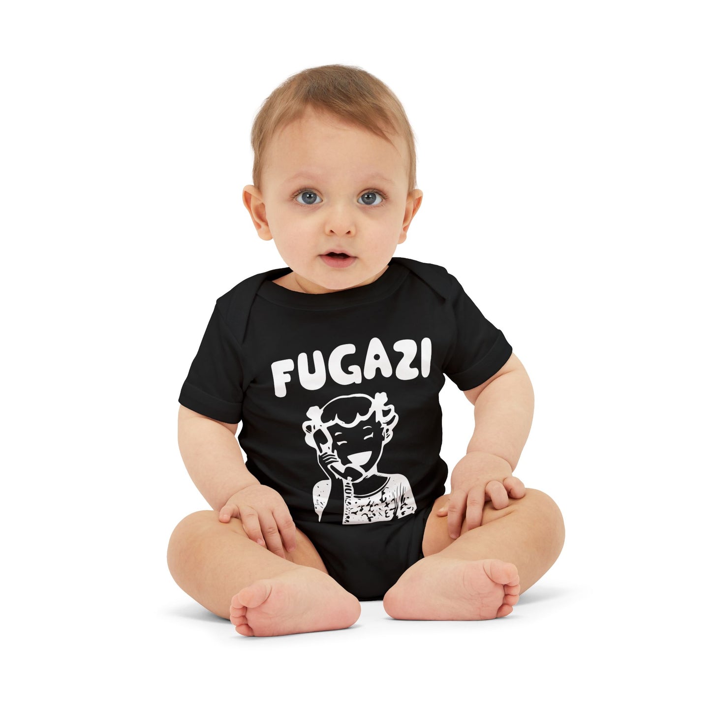 Fugazi Baby Romper Airlume Cotton Infant Onesie