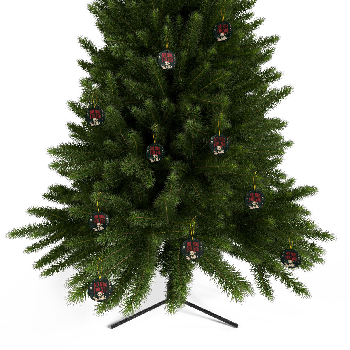 No Nog for You Grumpy Cat Christmas Ornament