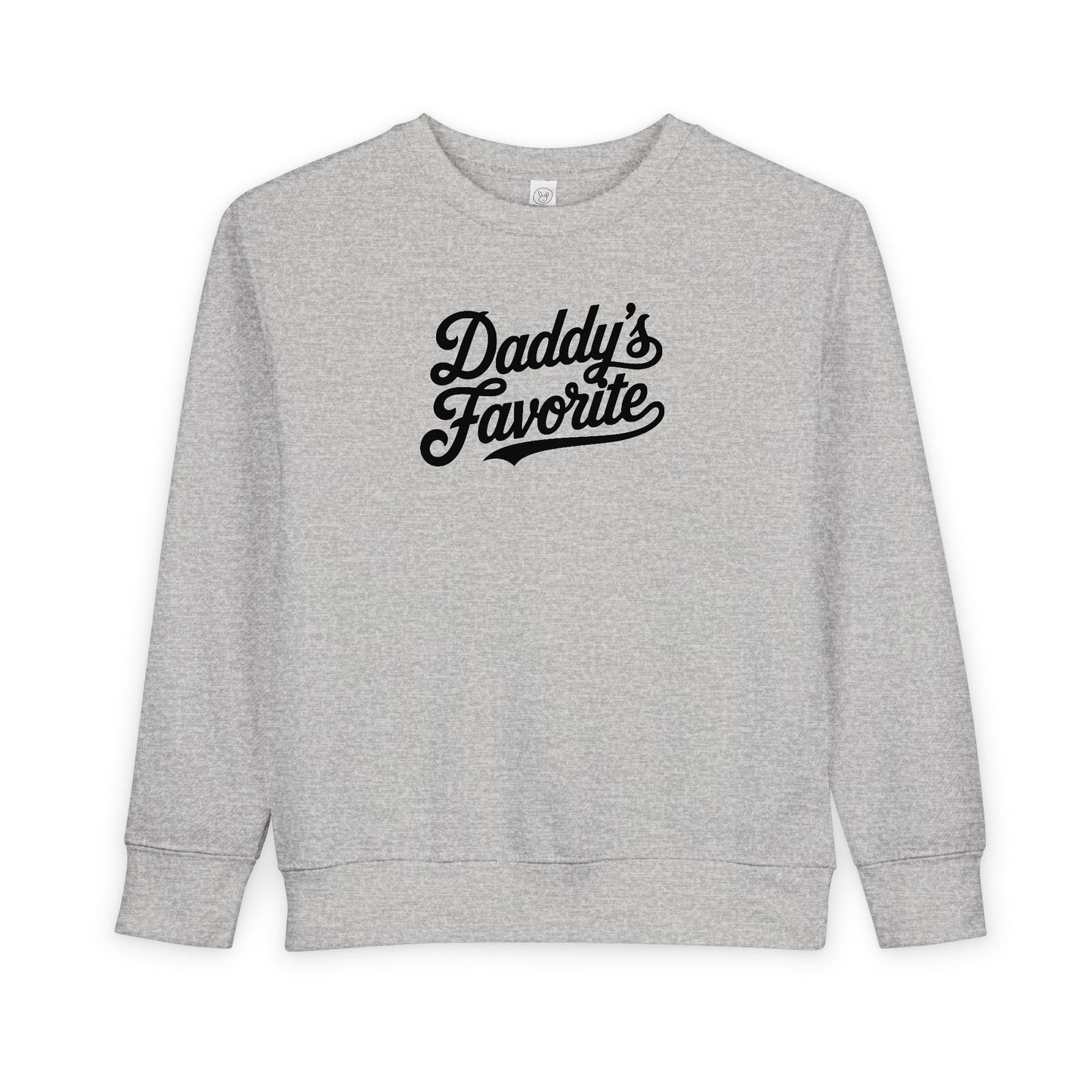 Daddy’s Favorite Toddler Sweatshirt | Cute Cozy Kids Crewneck | Funny Gift for Daddy’s Girl or Boy