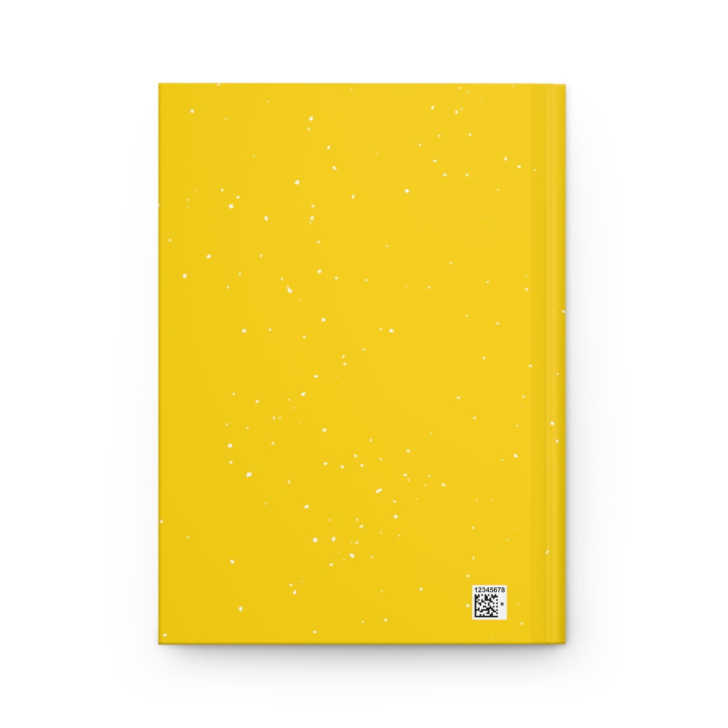 bright yellow and blue hardcover journal,