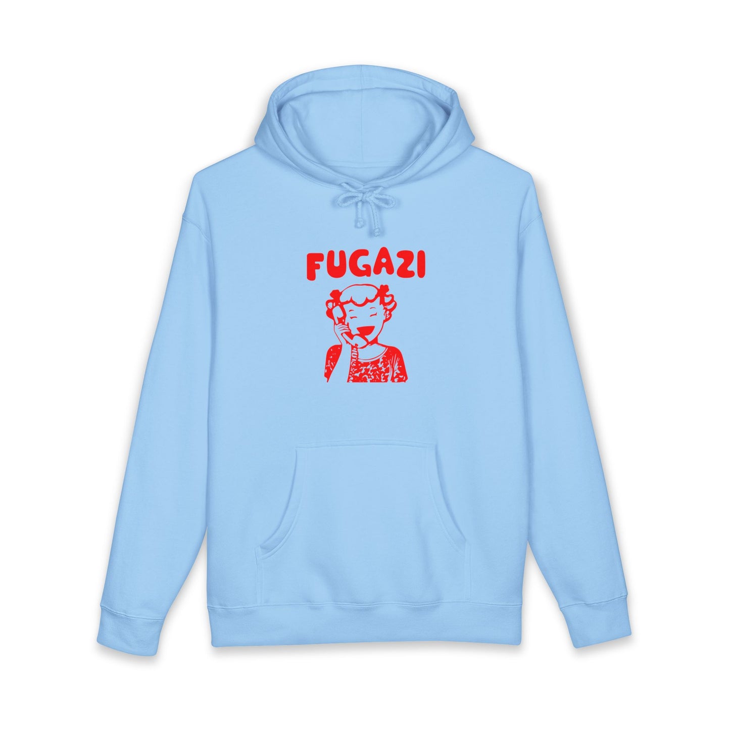 FUGAZI Hoodie – Retro Cartoon Graphic Unisex Heavyweight Hooded Sweatshi