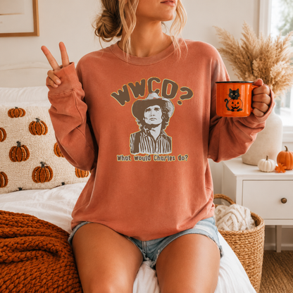 What Would Charles Do Shirt Comfort Colors Long Sleeve Tee