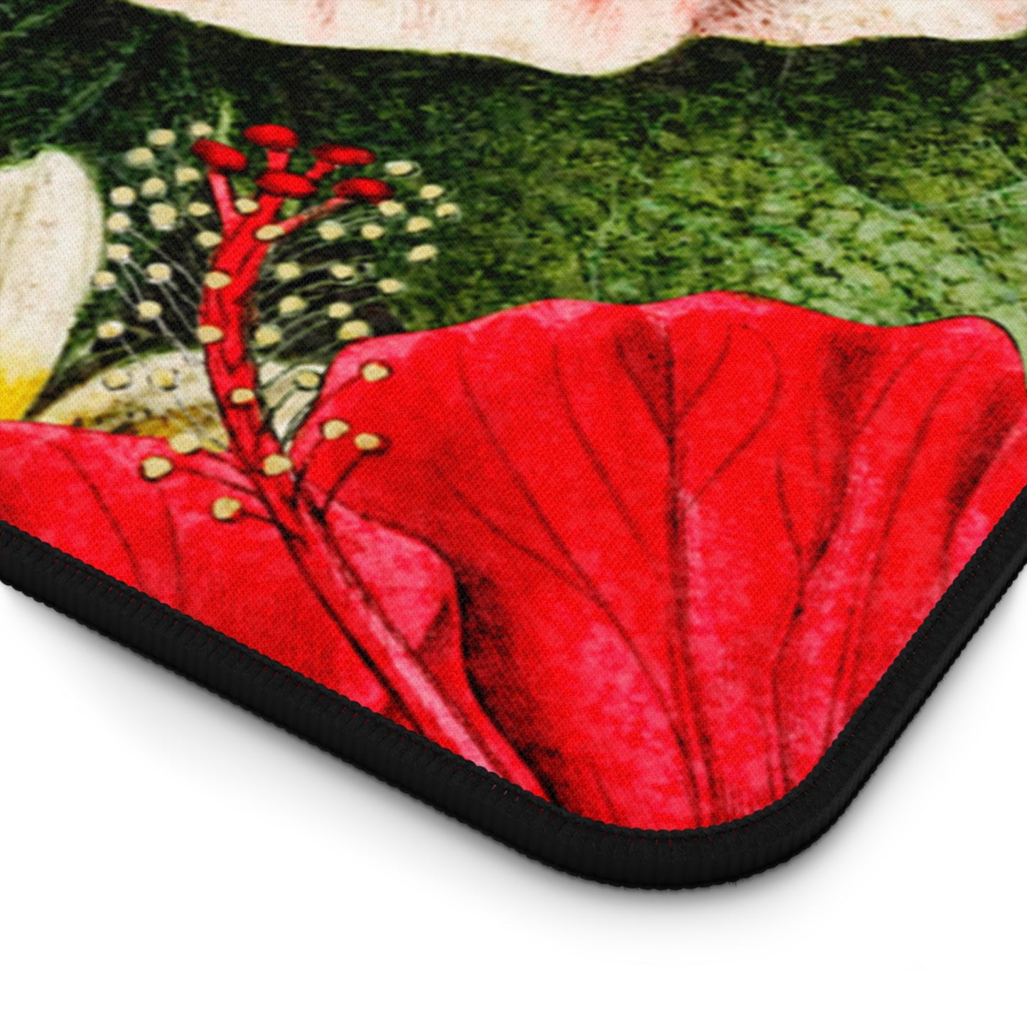 Vintage Floral Desk Mat - Get Shit Done Motivational Design in 3 Sizes