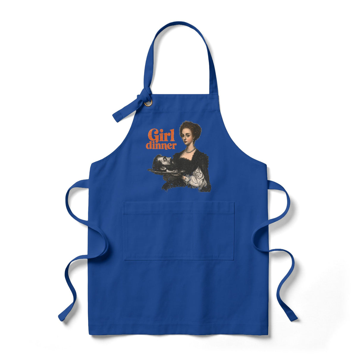 Girl Dinner Kitchen Heavy Twill Bib Apron | Hostess Gift for Her