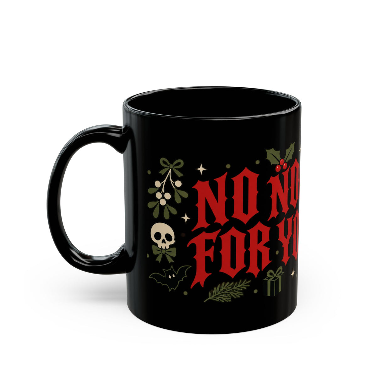 Naughty Cat Christmas Mug – “Naughty or Nice” Holiday Coffee Cup