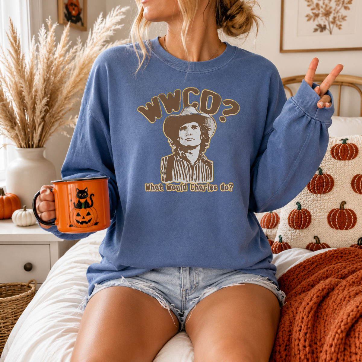 What Would Charles Do Shirt Comfort Colors Long Sleeve Tee