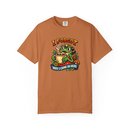 I Forgot Why I Came In Here Frog Comfort Colors 1717 Unisex T-Shirt
