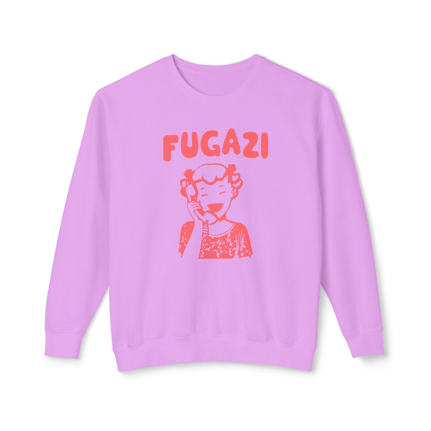 Fugazi Unisex Lightweight Crewneck Sweatshirt – Soft, Sustainable, Relaxed Fit