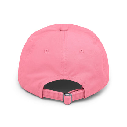 Don't Be Salty: Classic Morton's Salt Girl with Yellow Umbrella on Unisex Distressed Cap 4 Colors