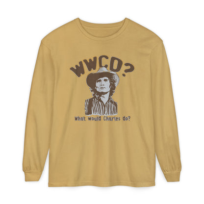 What Would Charles Do Shirt Comfort Colors Long Sleeve Tee