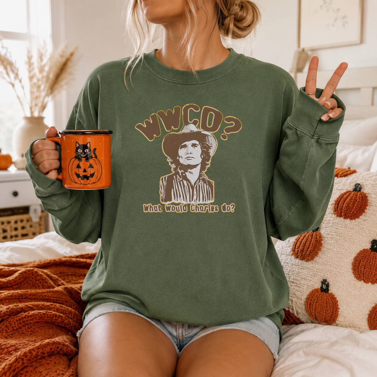 What Would Charles Do Shirt Comfort Colors Long Sleeve Tee