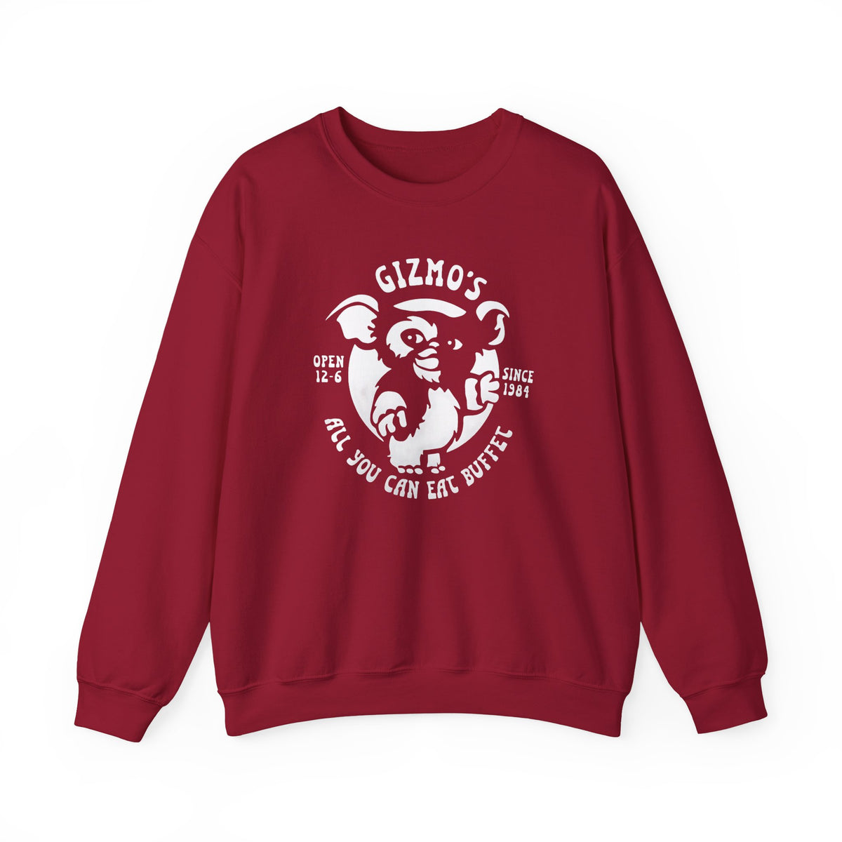Retro Gizmo's All You Can Eat Buffet Gildan 18000 Unisex Sweatshirt - 6 Colors