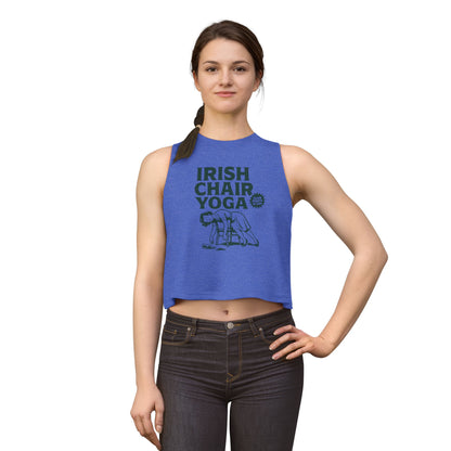 Irish Chair Yoga Womens Crop Tank Top Top