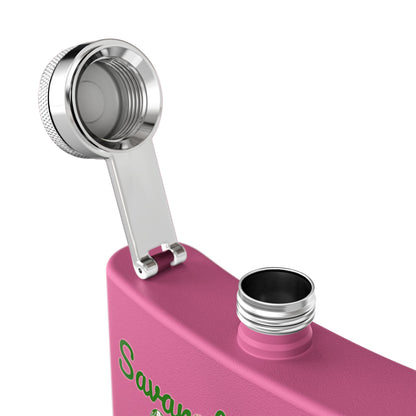 Personalized Stay Wild Stainless Steel Flask 6oz