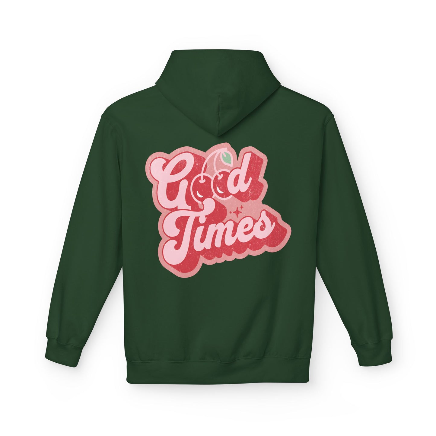 Good Times Gildan Unisex Hoodie - Retro Cherry Design | 7 Colors