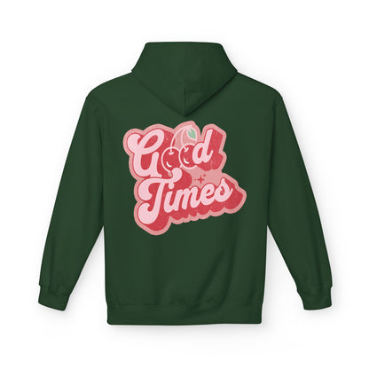 Good Times Gildan Unisex Hoodie - Retro Cherry Design | 7 Colors