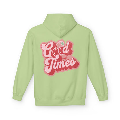 Good Times Gildan Unisex Hoodie - Retro Cherry Design | 7 Colors