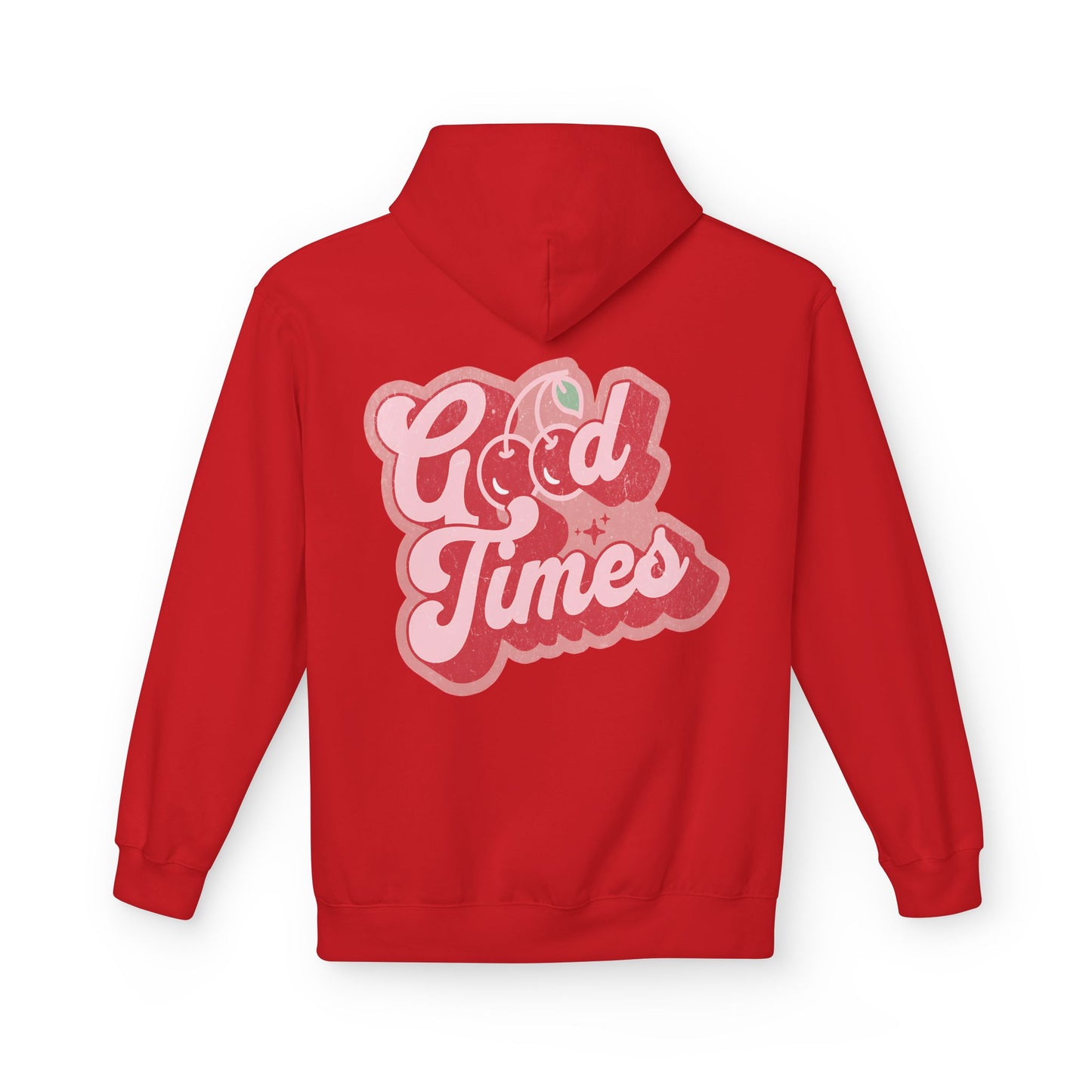 Good Times Gildan Unisex Hoodie - Retro Cherry Design | 7 Colors
