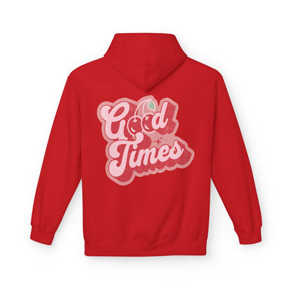 Good Times Gildan Unisex Hoodie - Retro Cherry Design | 7 Colors