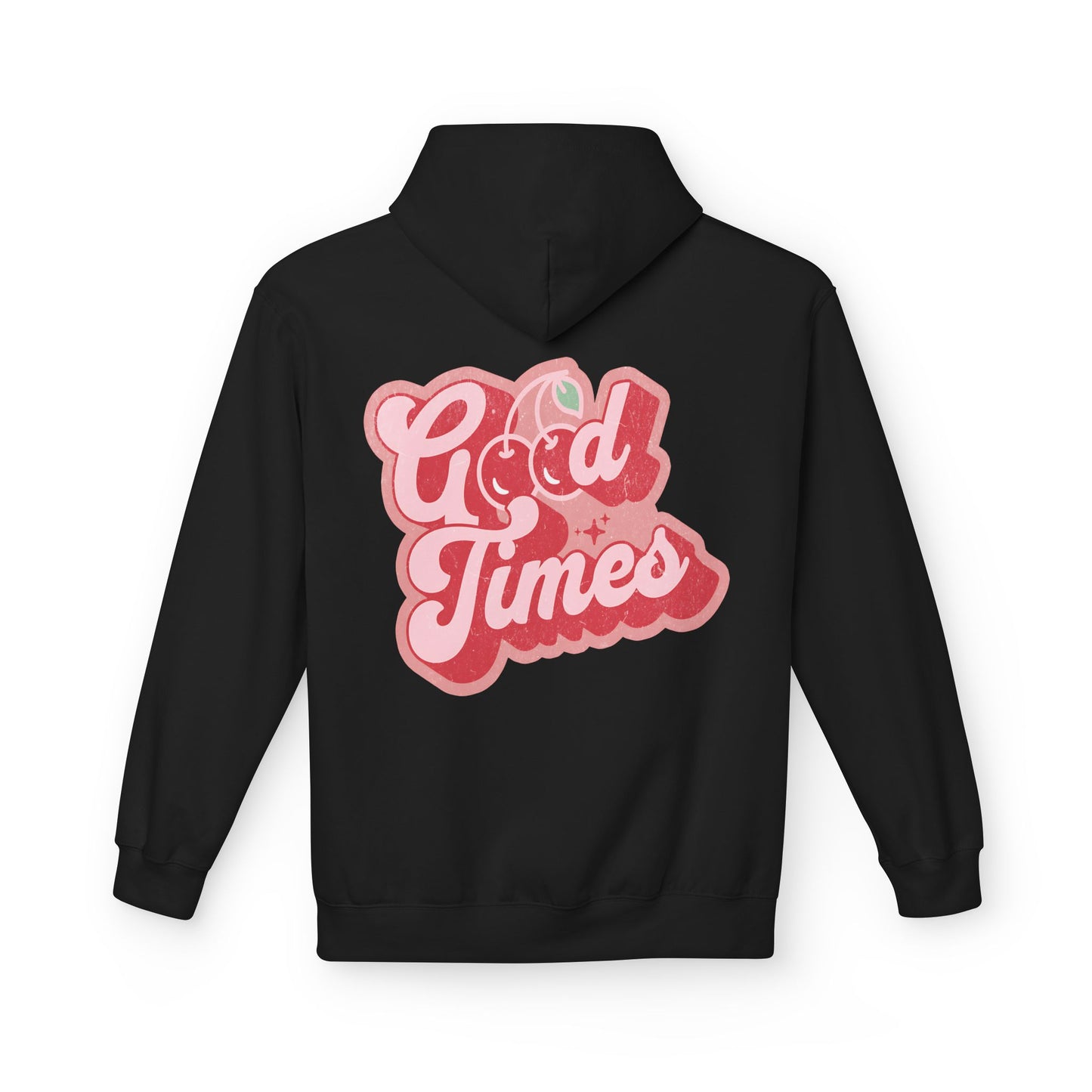 Good Times Gildan Unisex Hoodie - Retro Cherry Design | 7 Colors