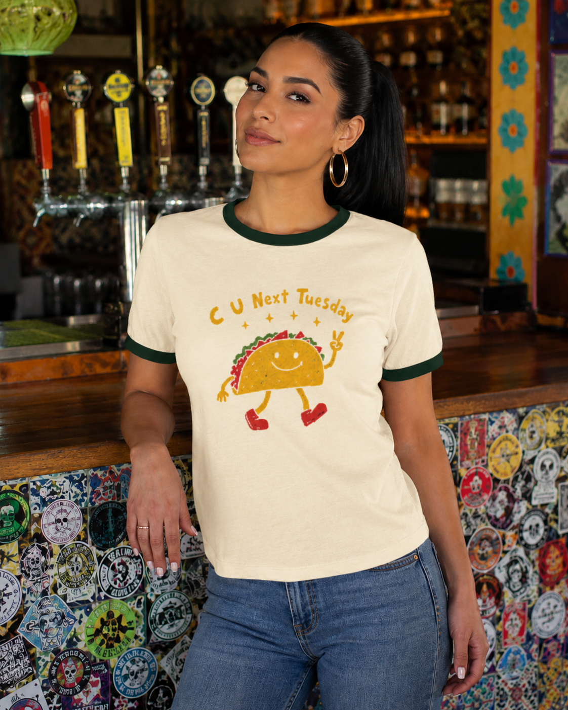 C U Next Tuesday Taco Ringer shirt