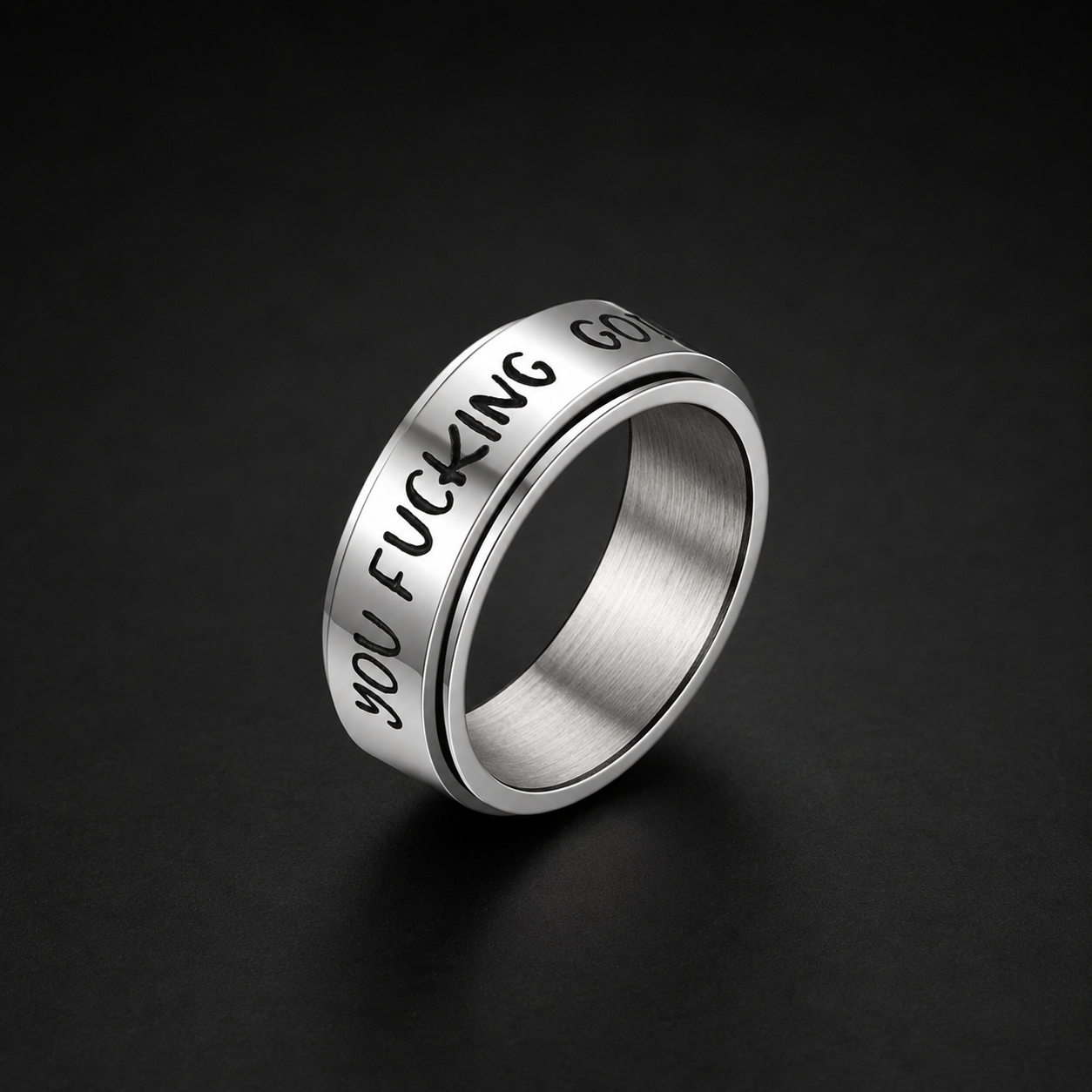 You Fucking Got This Spinner Ring Includes Gift Bag, Ring Gift Box, & CWS Sticker