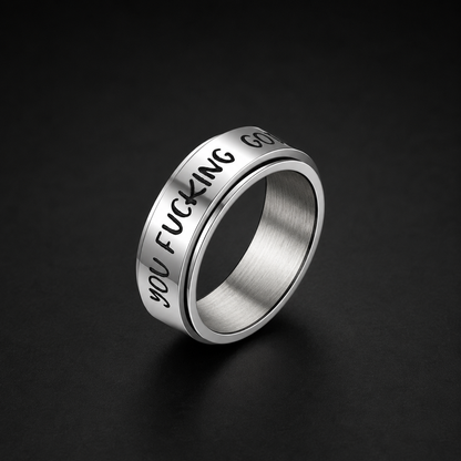 You Fucking Got This Spinner Ring Includes Gift Bag, Ring Gift Box, & CWS Sticker