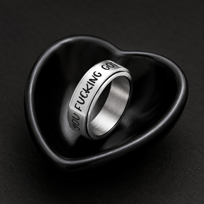 You Fucking Got This Spinner Ring Includes Gift Bag, Ring Gift Box, & CWS Sticker