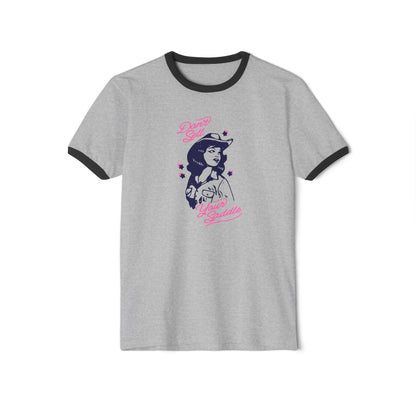 Vintage 'Don't Sell Your Saddle' Ringer T-Shirt | Cowboy Western Tee, Unisex Shirt, Retro Graphic Top, Country Music Fan Gift, Gift for