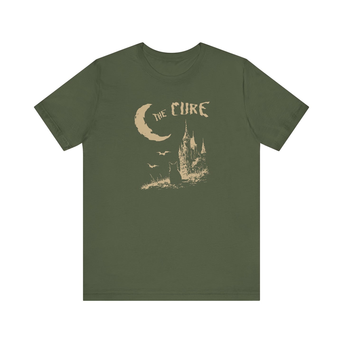 The Cure Gothic Cat T-Shirt Bella Canvas Unisex 3001 Tee | Fall Collection