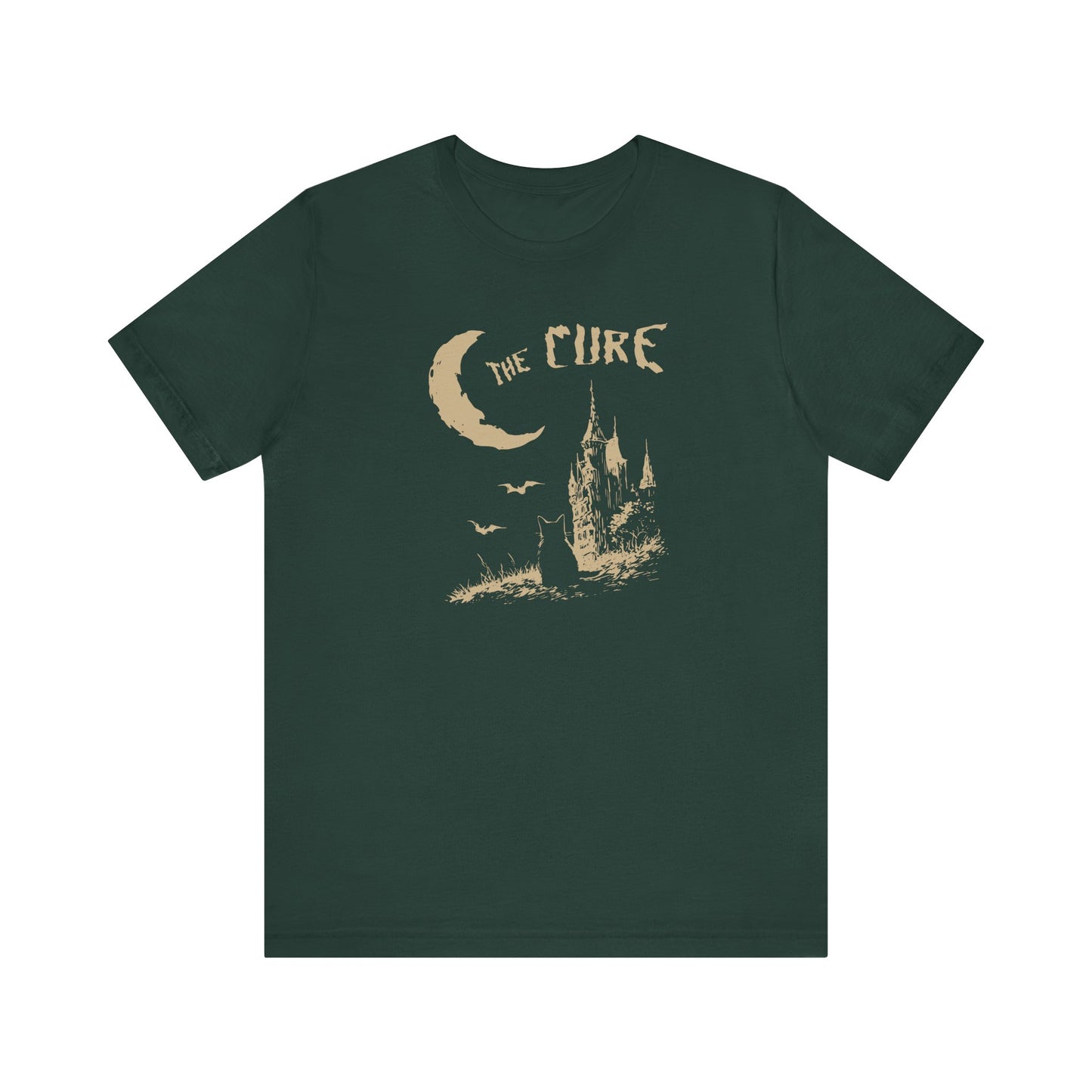 The Cure Gothic Cat T-Shirt Bella Canvas Unisex 3001 Tee | Fall Collection