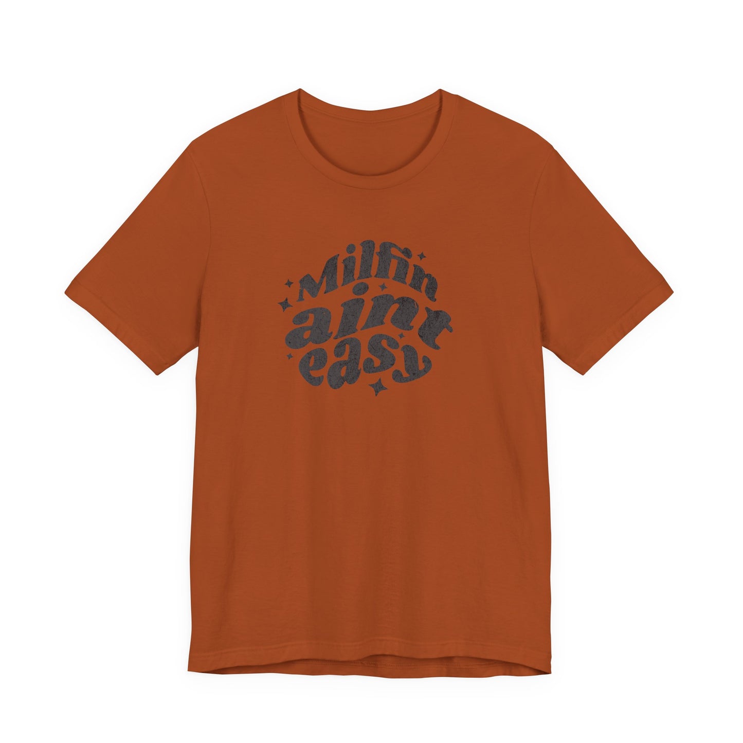 Milfin Ain't Easy Funny T-Shirt for Moms Bella Canvas Tee
