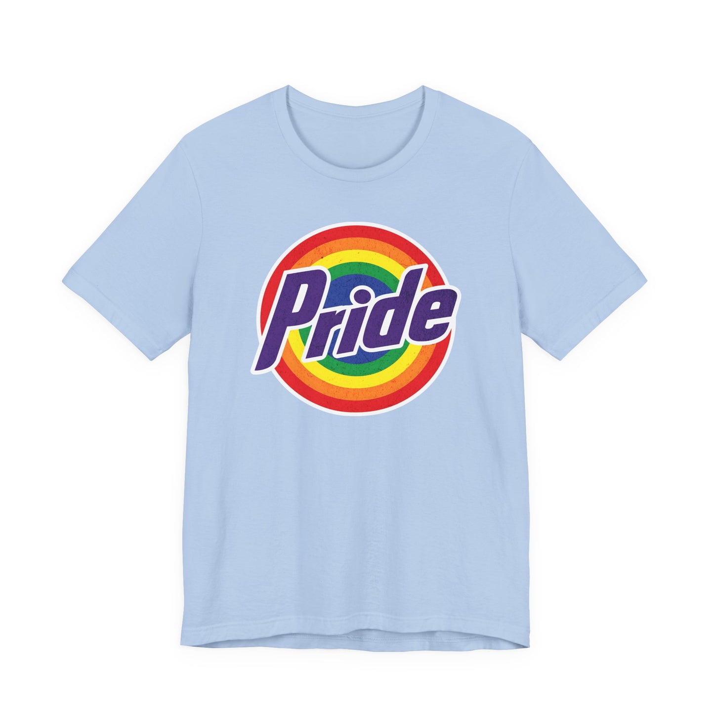 Unisex Bella Canvas 3001 T-Shirt with PRIDE TIDE Logo Design  in 9 Colors Unisex Jersey Short Sleeve Tee