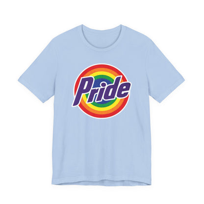 Unisex Bella Canvas 3001 T-Shirt with PRIDE TIDE Logo Design  in 9 Colors Unisex Jersey Short Sleeve Tee