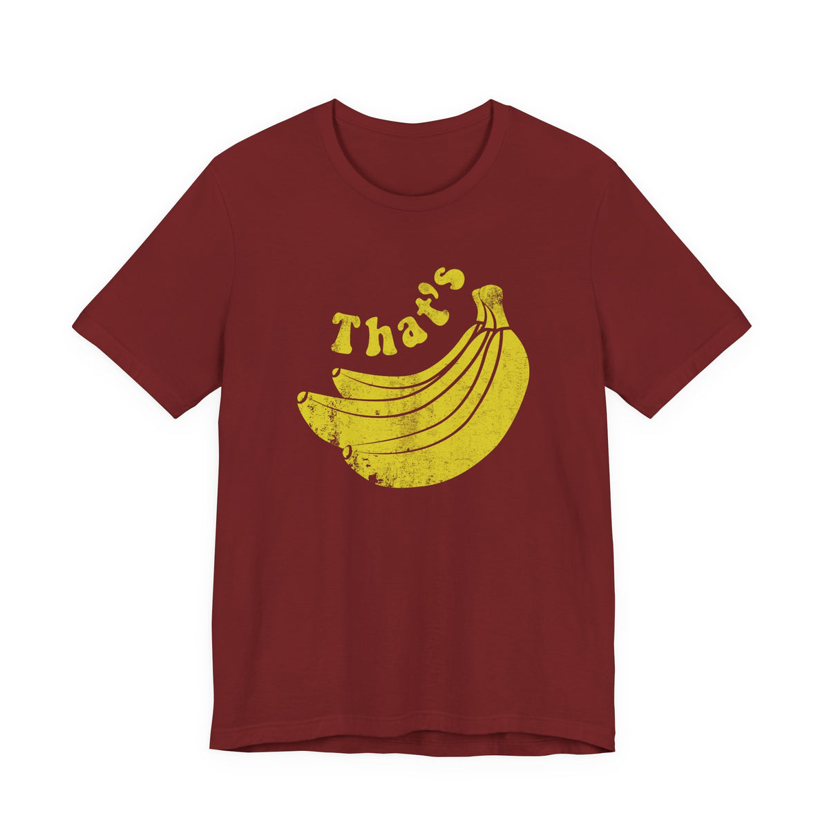 THATS Bananas Vintage Design in 7 Colors Bella Canvas 3001 Unisex Tees