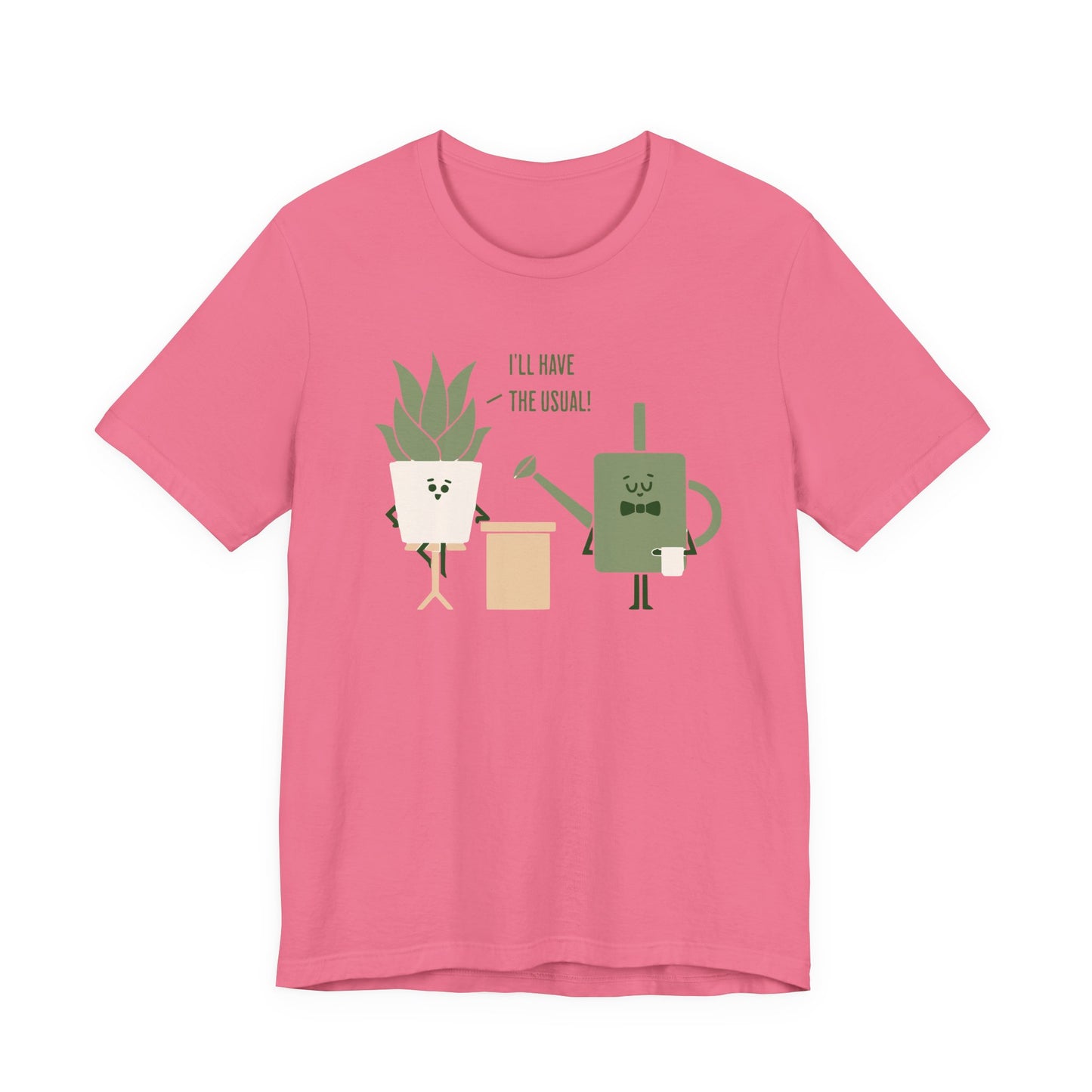Plant Lover Tee - 'I'll Have the Usual' Unisex Short Sleeve Shirt | 8 Colors