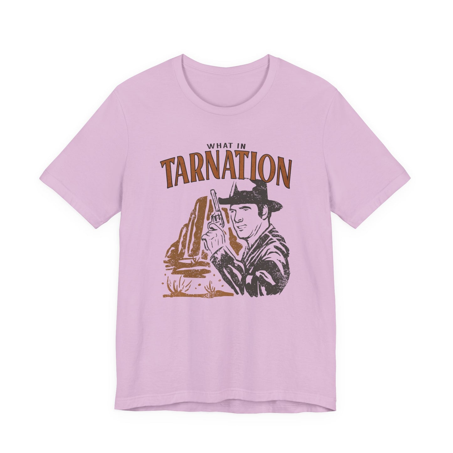 What in the Tarnation? Vintage Cowboy Unisex Jersey Short Sleeve Tee Bella+Canvas - 7 Colors