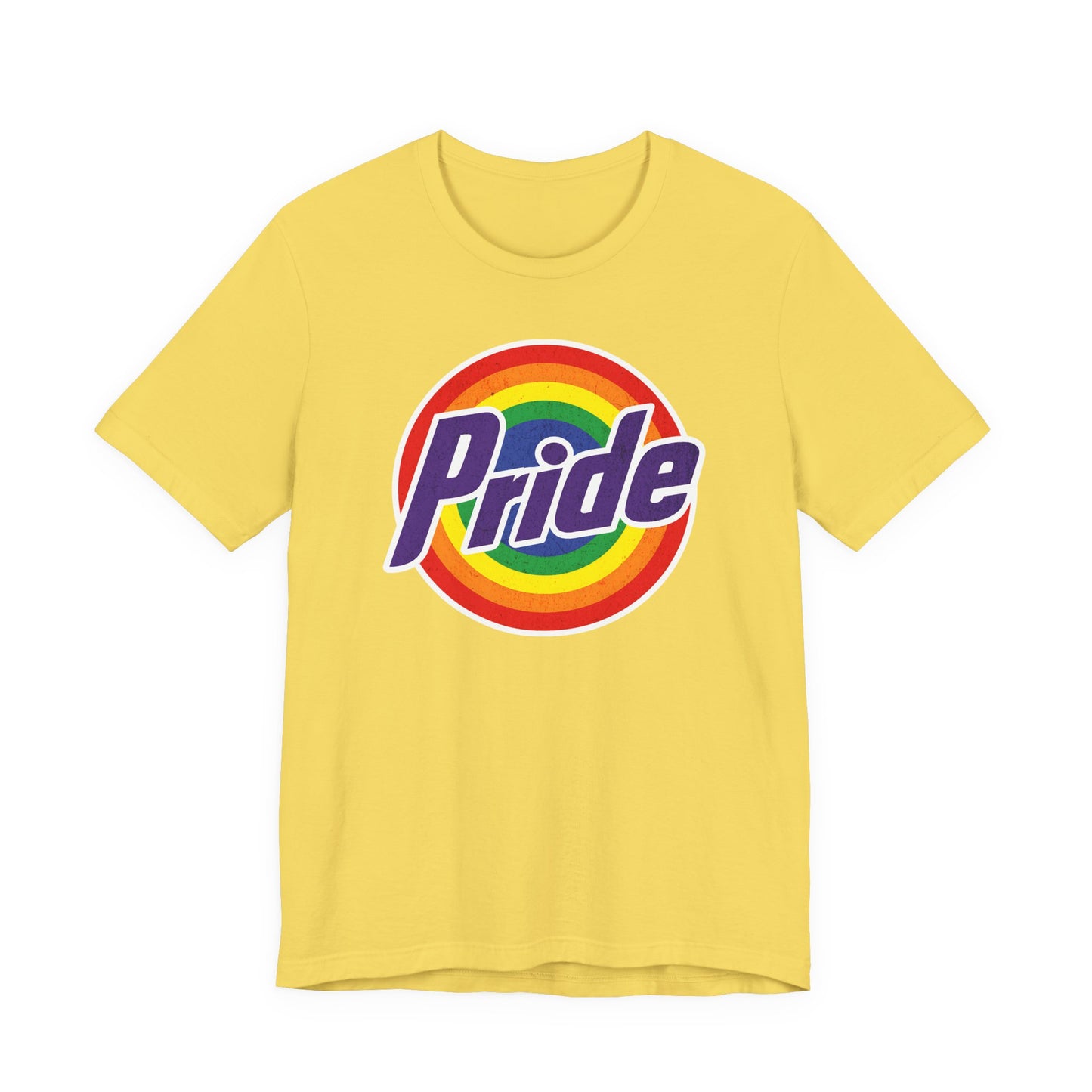 Unisex Bella Canvas 3001 T-Shirt with PRIDE TIDE Logo Design  in 9 Colors Unisex Jersey Short Sleeve Tee