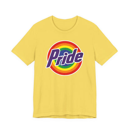 Unisex Bella Canvas 3001 T-Shirt with PRIDE TIDE Logo Design  in 9 Colors Unisex Jersey Short Sleeve Tee