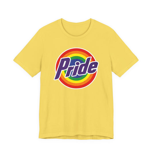 Unisex Bella Canvas 3001 T-Shirt with PRIDE TIDE Logo Design  in 9 Colors Unisex Jersey Short Sleeve Tee