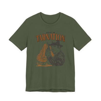 What in the Tarnation? Vintage Cowboy Unisex Jersey Short Sleeve Tee Bella+Canvas - 7 Colors