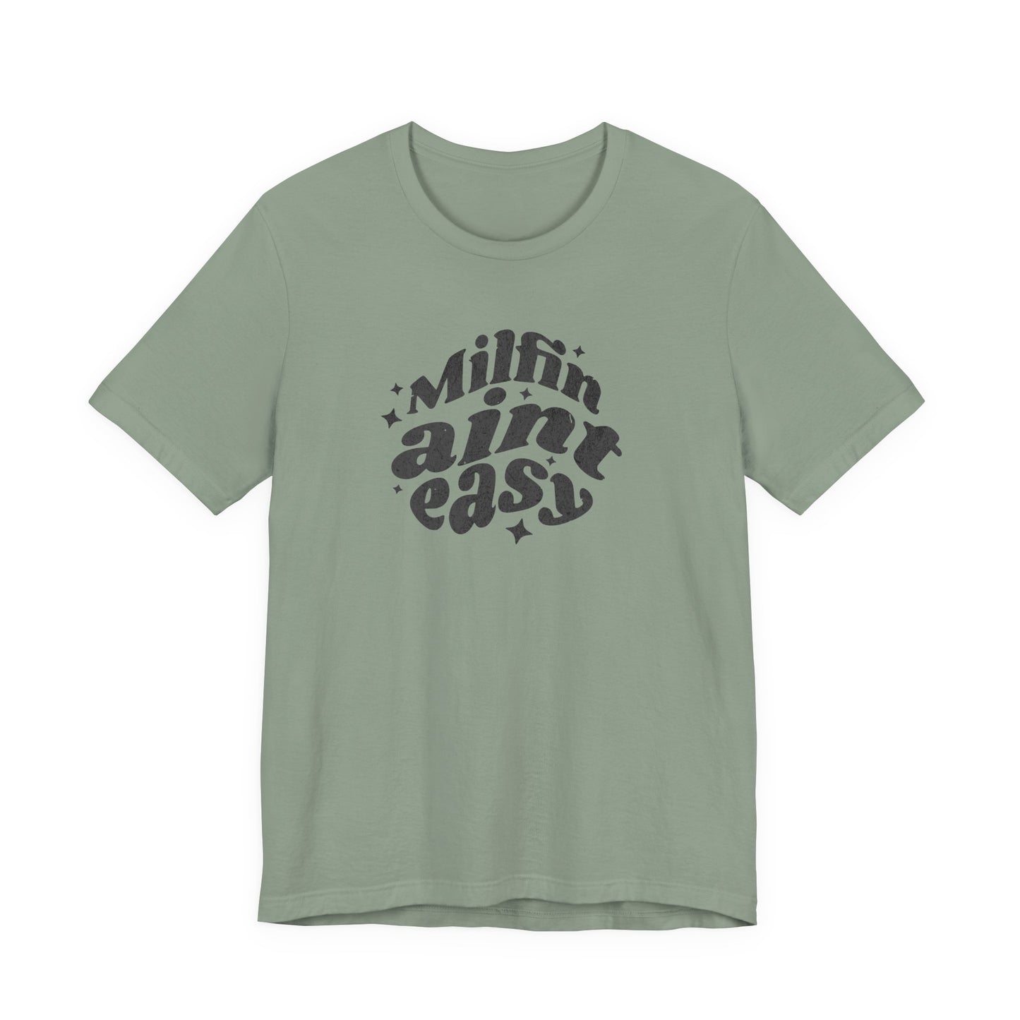 Milfin Ain't Easy Funny T-Shirt for Moms Bella Canvas Tee