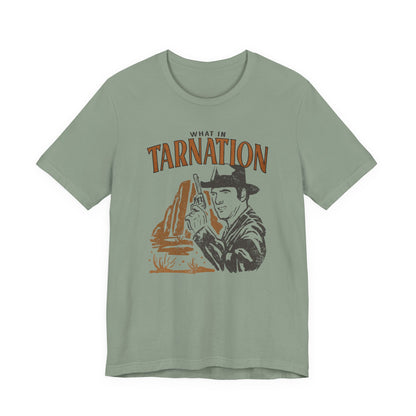 What in the Tarnation? Vintage Cowboy Unisex Jersey Short Sleeve Tee Bella+Canvas - 7 Colors