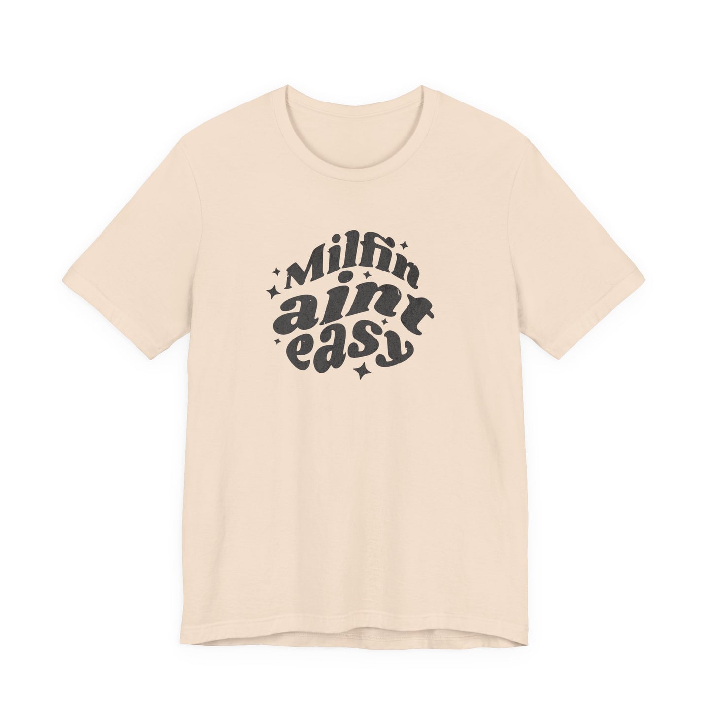 Milfin Ain't Easy Funny T-Shirt for Moms Bella Canvas Tee