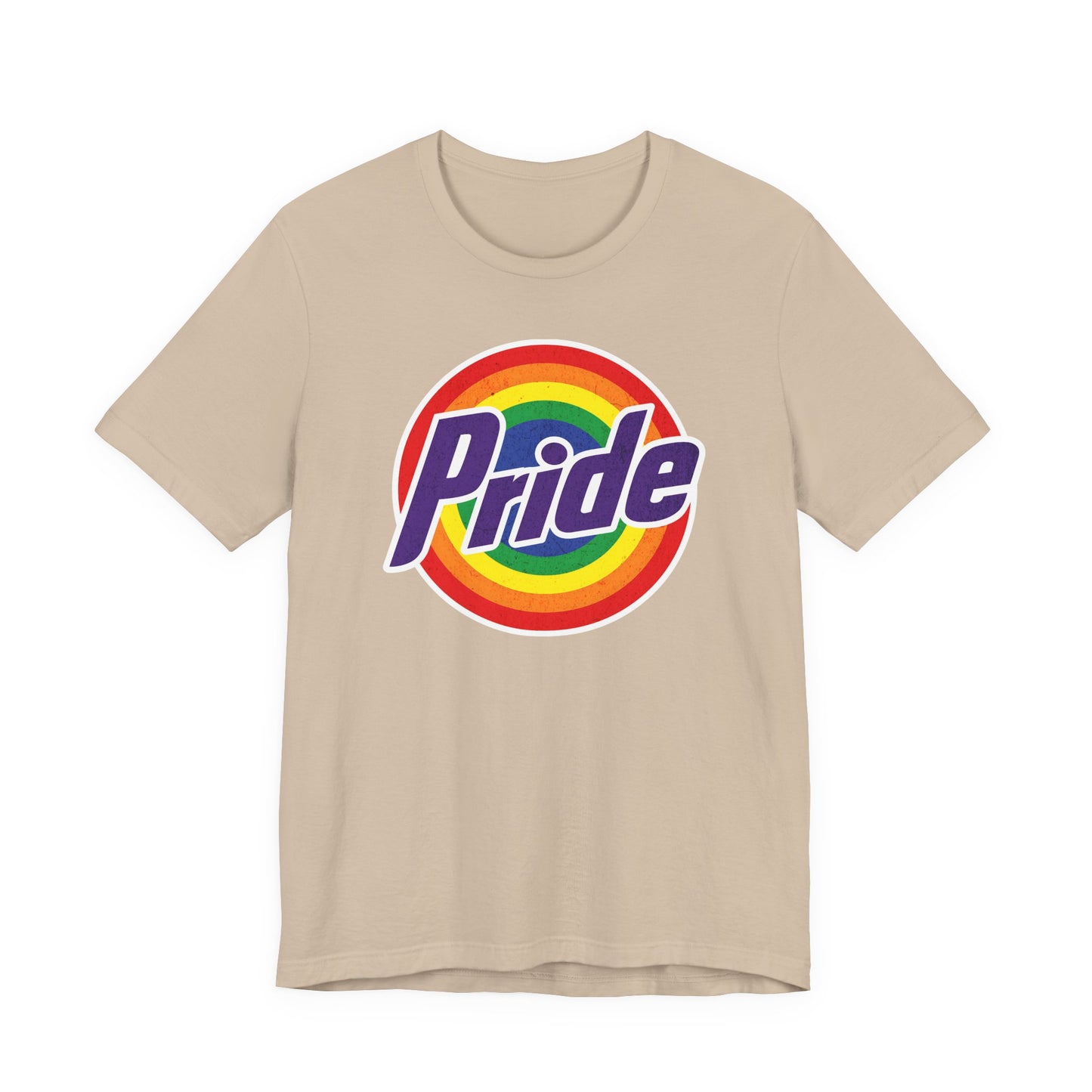 Unisex Bella Canvas 3001 T-Shirt with PRIDE TIDE Logo Design  in 9 Colors Unisex Jersey Short Sleeve Tee