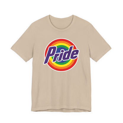 Unisex Bella Canvas 3001 T-Shirt with PRIDE TIDE Logo Design  in 9 Colors Unisex Jersey Short Sleeve Tee