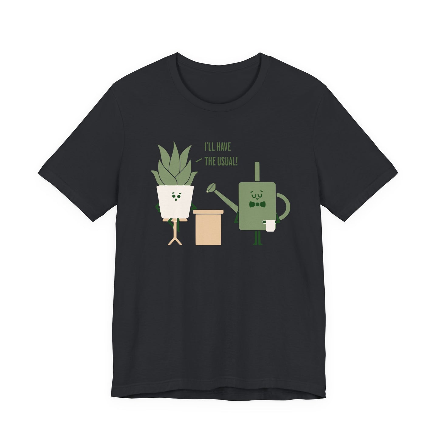Plant Lover Tee - 'I'll Have the Usual' Unisex Short Sleeve Shirt | 8 Colors