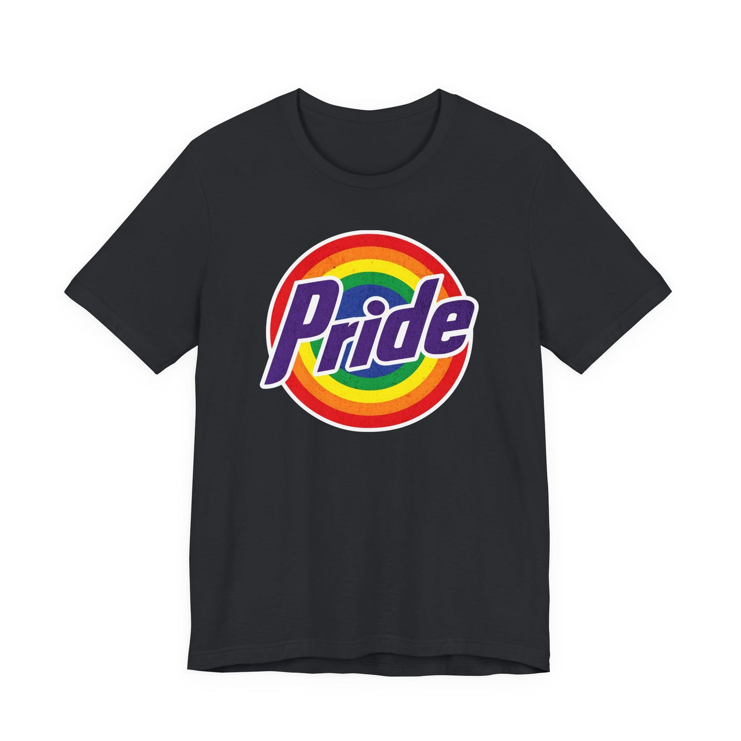 Unisex Bella Canvas 3001 T-Shirt with PRIDE TIDE Logo Design  in 9 Colors Unisex Jersey Short Sleeve Tee