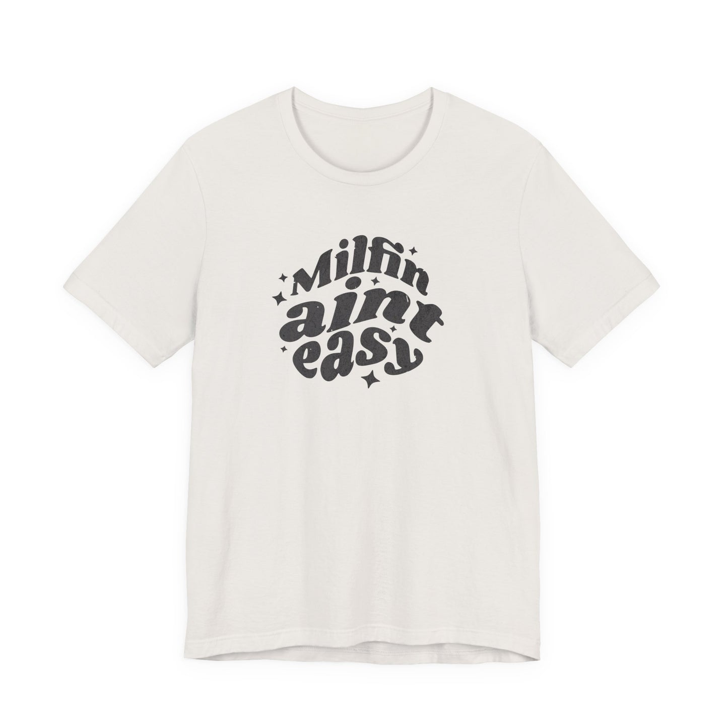 Milfin Ain't Easy Funny T-Shirt for Moms Bella Canvas Tee