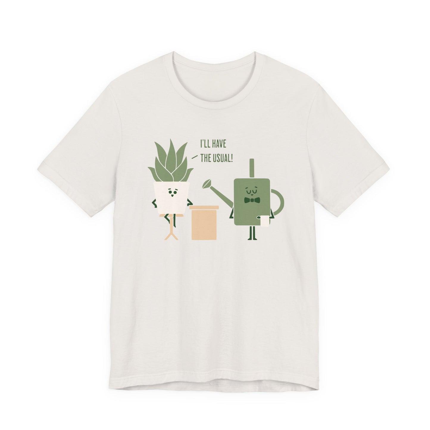 Plant Lover Tee - 'I'll Have the Usual' Unisex Short Sleeve Shirt | 8 Colors